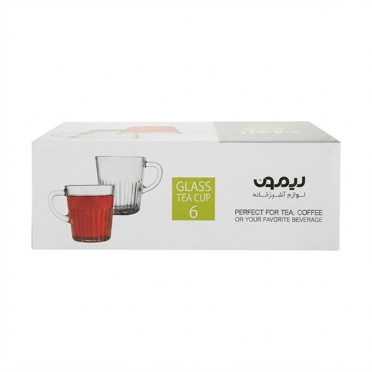 لیوان دسته دار شیاردار لیمون 280 سی سی